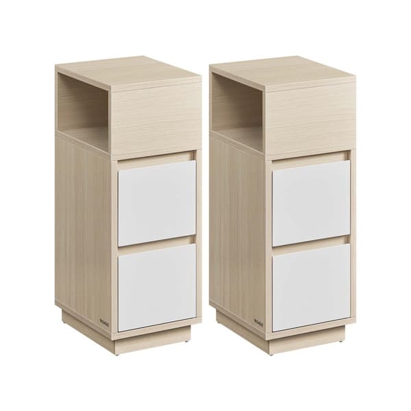 Natbord, VASAGLE, 30x25x65 cm, Naturbeige.