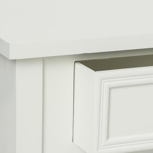 Set med 2 sängbord med 1 låda "Charme" White Atmosphera