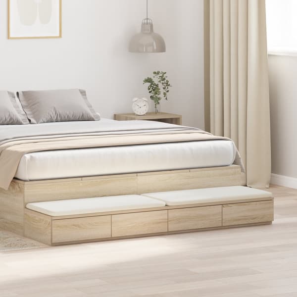 Sänglådor sonoma-ek 160x36,5x16,5 cm konstruerat trä