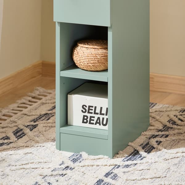 Sidebord, FBT111-GR, 20x35x61 cm, Grå