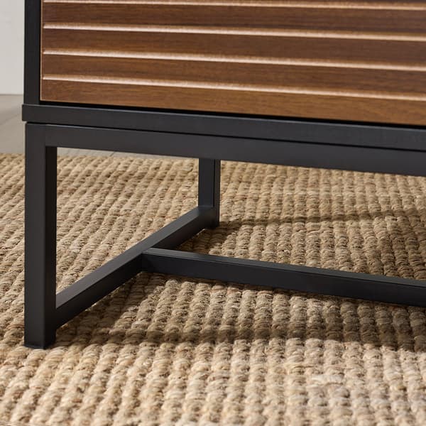 Natbord, FBT156-BR, Længde 50 cm Bredde 40 cm Højde 50 cm, Brun