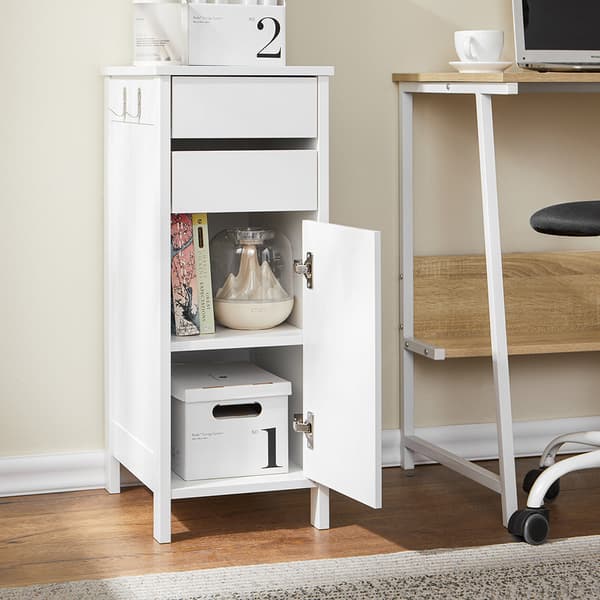 Sängbord, FWT108-W, 32x40x76 cm, Vit