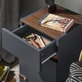 Miniatyrbillede 5 af 9: Natbord, FBT146-DG, 30x30x56 cm, Sort