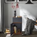 Miniatyrbillede 9 af 9: Natbord, FBT146-DG, 30x30x56 cm, Sort