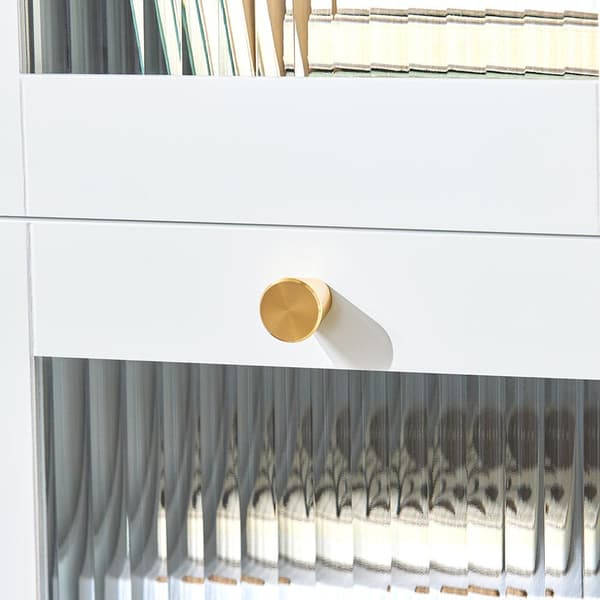 Sengebord, FBT139-W, 45x30x65 cm, Hvid