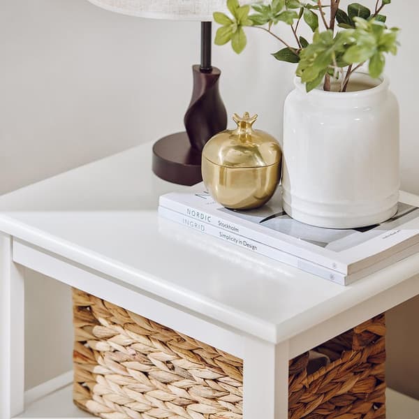 Natbord, FBT131-W, 45x35x60 cm, Hvid