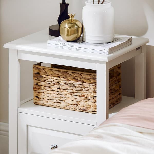 Natbord, FBT131-W, 45x35x60 cm, Hvid