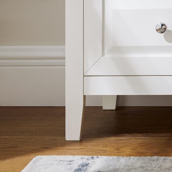 Natbord, FBT131-W, 45x35x60 cm, Hvid