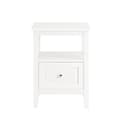 Miniatyrbillede 1 af 9: Natbord, FBT131-W, 45x35x60 cm, Hvid