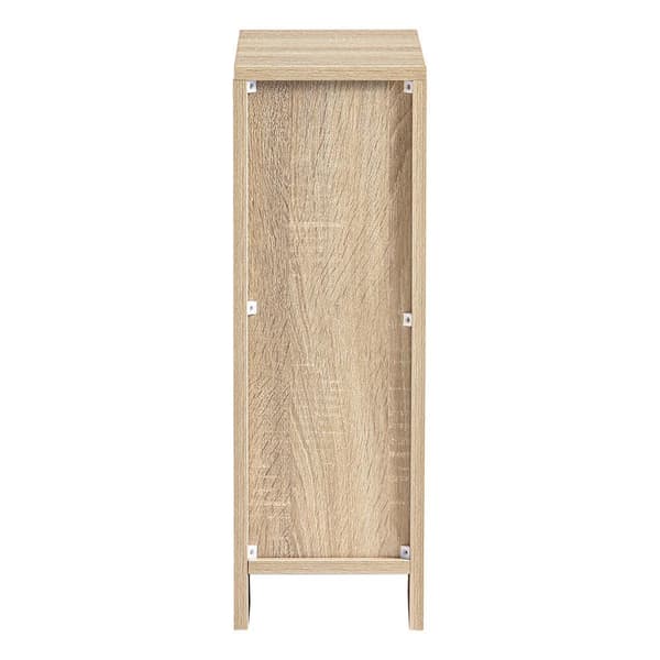 Sidebord, FBT111-Nx2, 20x33x60 cm, Brun