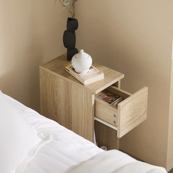 Sidebord, FBT111-Nx2, 20x33x60 cm, Brun