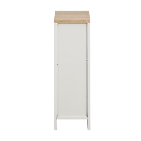 Sidebord, FBT111-WN, 20x35x60 cm, Hvid