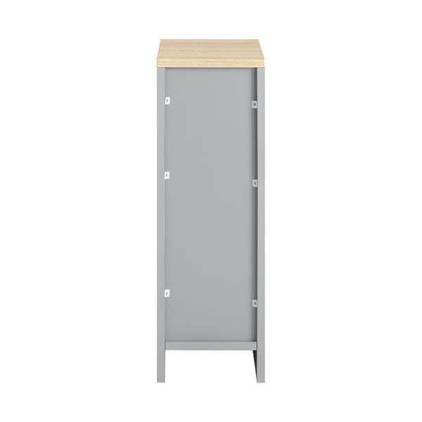 Sidobord, FBT111-HG, Längd 20 cm Bredd 35 cm Höjd 60 cm, Grå