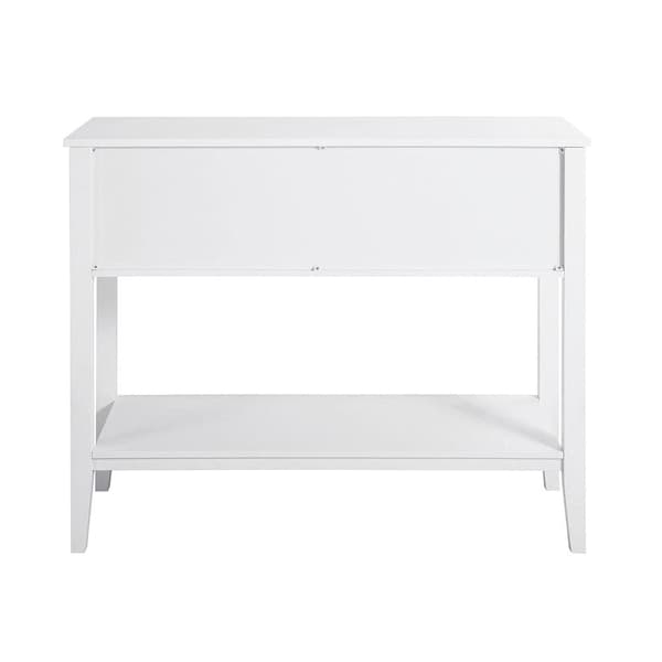 Konsolbord, FSB51-W, 93x33x79 cm, Hvid