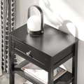 Miniatyrbillede 4 af 5: Sengebord, FBT46-SCH, 45x30x68 cm, Sort