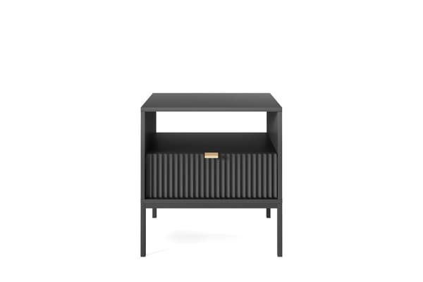 FURNLUX YÖPÖYTÄ AVON MUSTA 54CM