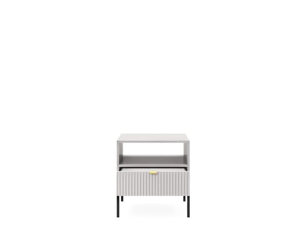 FURNLUX NATTDUKSBORD AVON GRÅ 54CM
