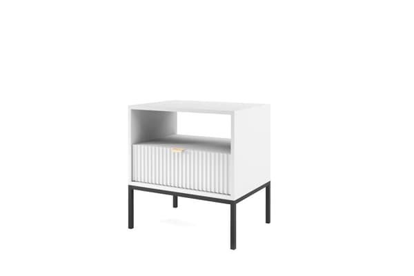 FURNLUX NATTDUKSBORD AVON VIT 54CM
