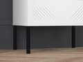 Miniatyrbild 6 av 8: FURNLUX NATTDUKSBORD CLEARING VIT & SVART 50CM