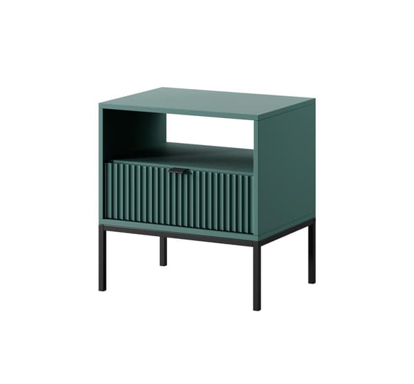 FURNLUX NATTDUKSBORD AVON GRÖN & SVART 54CM