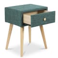 Miniatyrbillede 3 af 8: Sengebord, 46,5x62x37 cm, Turkis