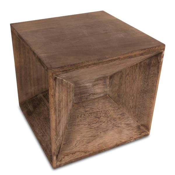 Skammel Sidebord, 38x40x40 cm, Brun