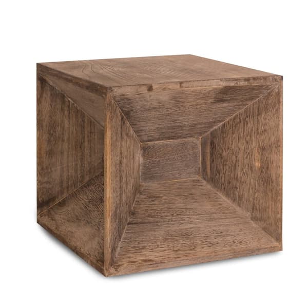 Skammel Sidebord, 38x40x40 cm, Brun