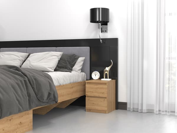 Sängbord Malwa M2 - Artisan Oak