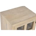 Miniatyrbild 2 av 9: Nattduksbord Home ESPRIT Naturell Glas Mangoträ 45 x 35 x 57 cm
