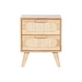 Miniatyrbild 5 av 6: Nattduksbord Home ESPRIT Trä Metall Rattan 40 x 30 x 48 cm