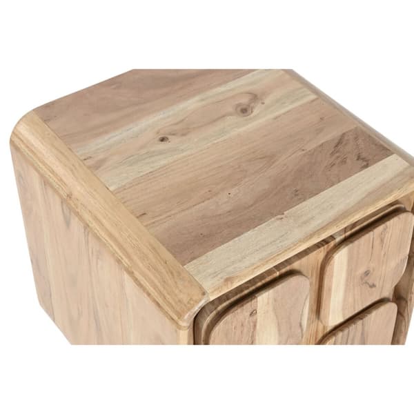 Natbord Home ESPRIT Natur 40 x 40 x 50 cm