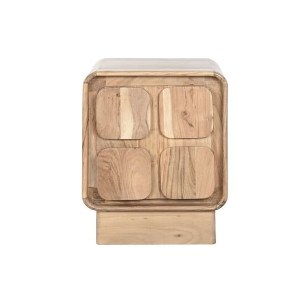 Natbord Home ESPRIT Natur 40 x 40 x 50 cm