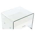 Miniatyrbild 2 av 9: Nattduksbord DKD Home Decor Vit Transparent Glas Trä MDF 50 x 40 x 45,5 cm