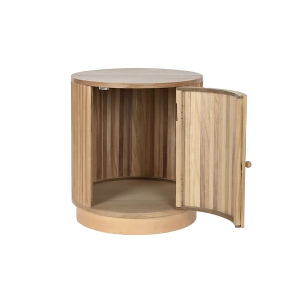 Natbord Home ESPRIT Natur Paulonia træ Træ MDF 43 x 43 x 48 cm