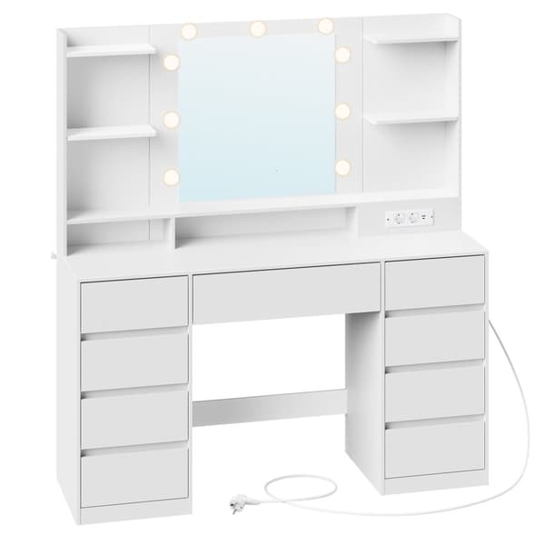 Sminkebord 40x107x144 cm Hvit Sminkebord 40x107x144 cm Hvit