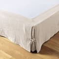Miniatyrbild 1 av 2: "Gaïa" sängkjol i alla storlekar "Cotton Gauze" - Gaïa Pampa - 90 x 190 cm