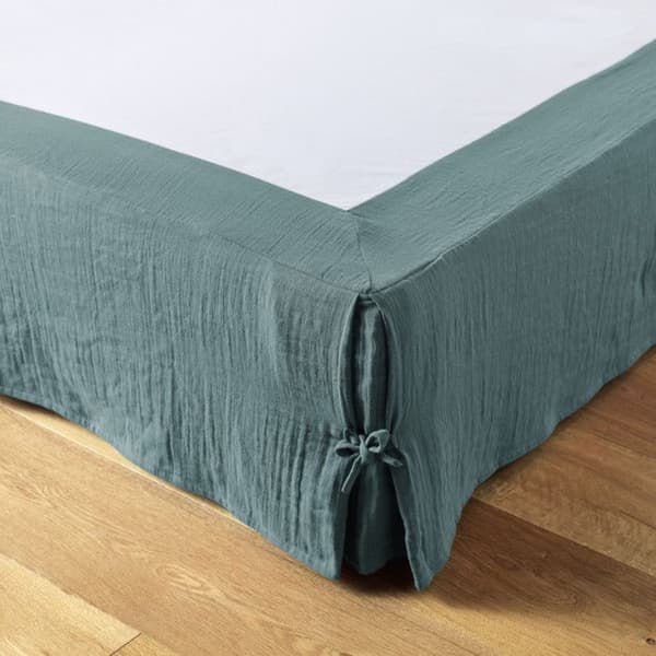 "Gaïa" sängkjol i alla storlekar "Cotton Gauze" - Gaïa Canard - 140 x 190 cm