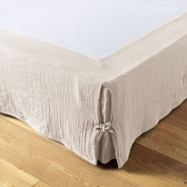 "Gaïa" sängkjol alla storlekar "Cotton Gauze" - Gaïa Pampa - 140 x 190 cm