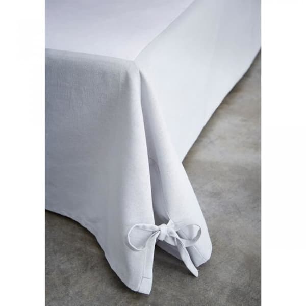 Cache sommier - IDAG - 160x200 cm - 100% bomull - 100% polypropen - Finish knutar