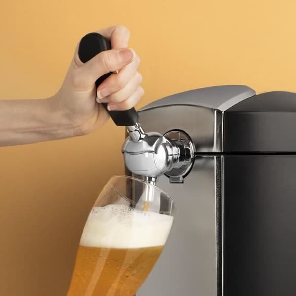 H.KoeNIG BW1778 Ölkran - Kompatibel med fat (HEINEKEN) 5 L - Rostfritt stål