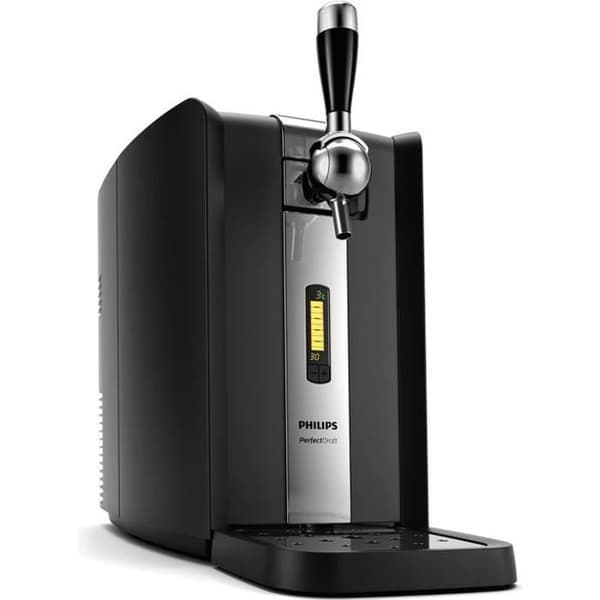 PHILIPS HD3720 / 25 - Perfect Draft beer dispenser - LCD-skärm - 6 L trummor - 70 W - 1,5 bar - Svart