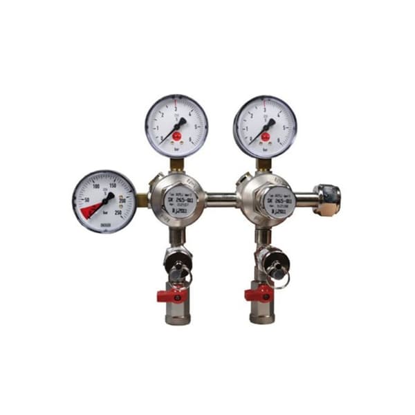 Tryckregulator, tryckreduceringsventil, tryckreducerare, CO2 regulator - Skriv ut annonser för Öltapp, 3 bar