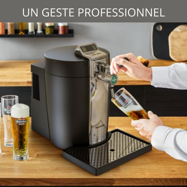 KRUPS BEERTENDER Ölmaskin Ölkran, fatölsmaskin, 5L fat Temperatur &amp; återstående volymindikator VB700800