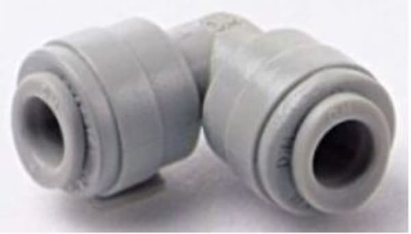Albuekobling, Albuefitting, Vinkelkobling, Slangekobling, Slangeadapter, Adapter til slange, Vinkelstik 90° - 3/8 rør x 5/16 rør