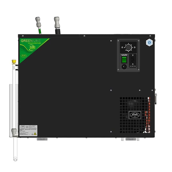 Fadølskøler, Ølkøler, Fadølsanlæg, Øldispenser Lindr AS-110 2/4/6 linje til valg, spil køler,våd køler - under-counter,Green line, Kølesløjfer:2-meter