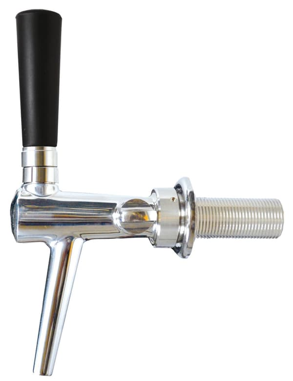 Hana virtauksensäätimellä C-TAP valmistettu kiillotetusta ruostumattomasta teräksestä, kierteen pituus: 55 mm