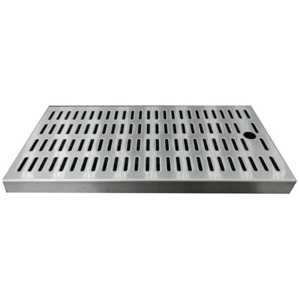 Drypbakke CNS til at lukke ind 440 mm x 240 mm inklusive afløbstilslutning