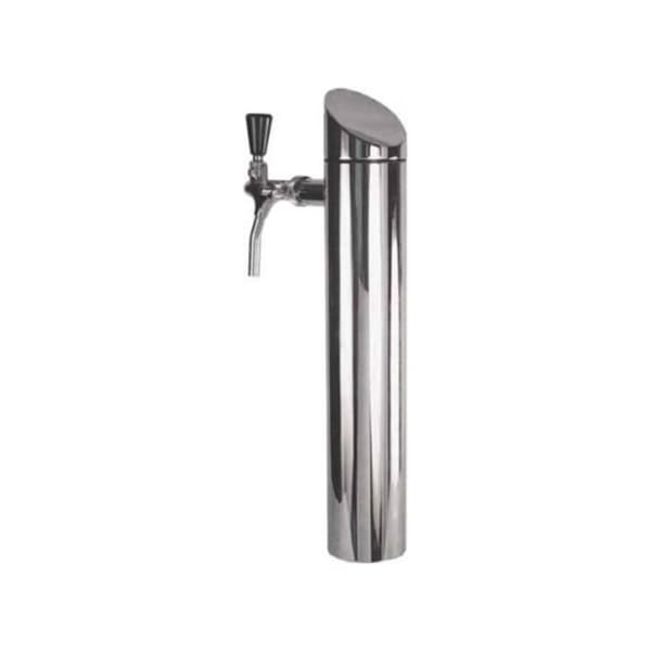 Tapptorn / bensinpump modell Tower, polerad, 1-rad