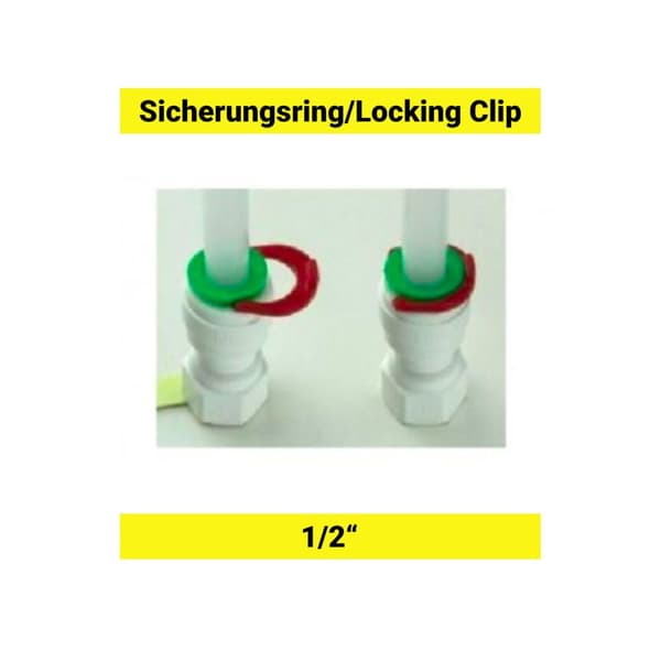 Holdering til 1/2&quot; slange/tilslutning
