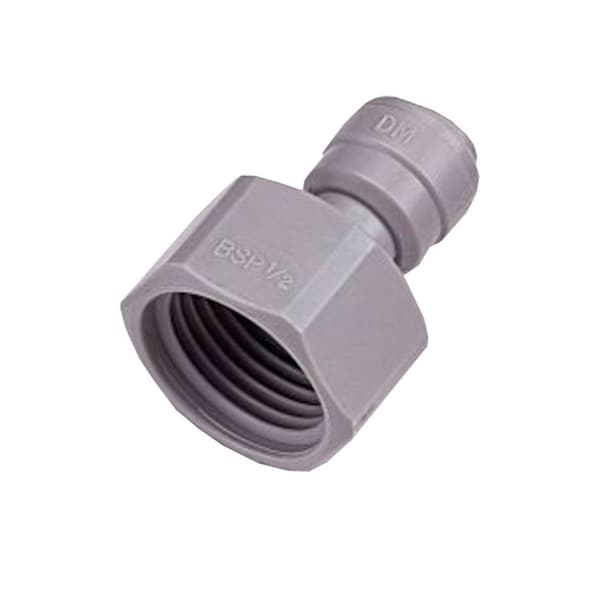 Slangekobling, Slangeadapter, Push-in fitting, Tilslutning, Adapter til slange 1/2 skrue 3/8 plug